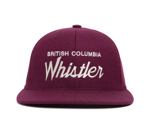 Whistler wool baseball cap