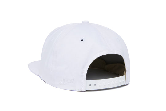 Clean White Twill wool baseball cap