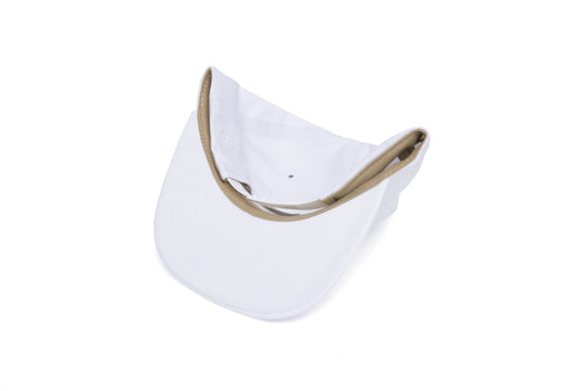 Clean White Twill wool baseball cap