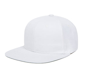 Fitted Clean White wool baseball cap