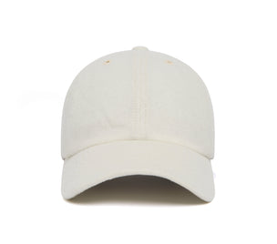 Clean White Wool Dad Hat wool baseball cap