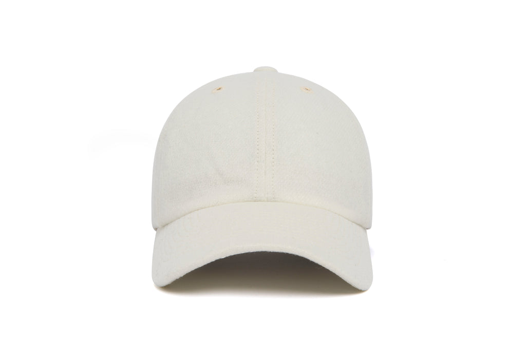 Clean White Wool Dad Hat