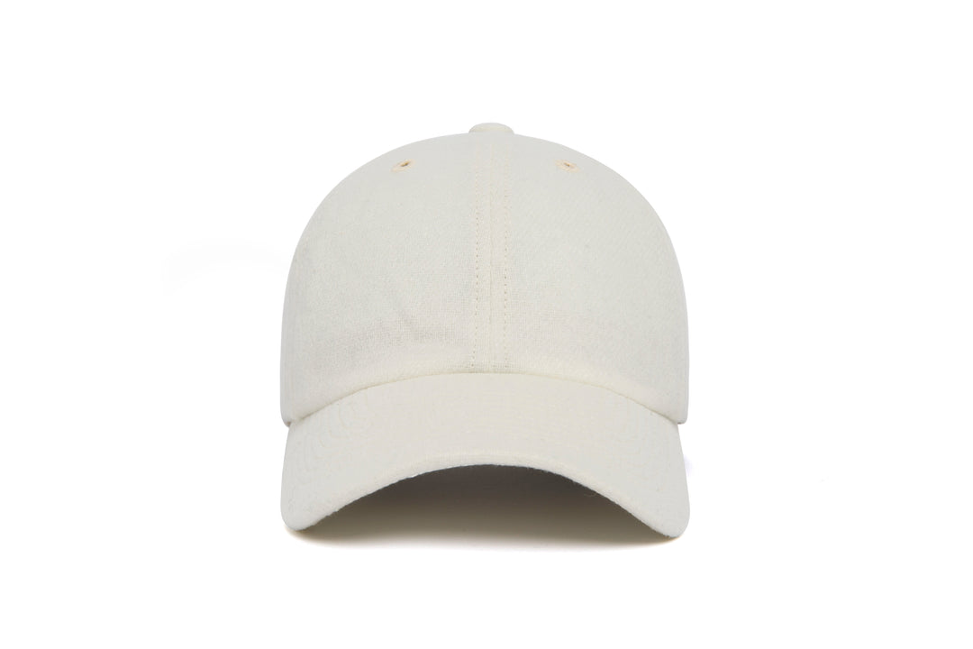 Clean White Wool Dad Hat wool baseball cap