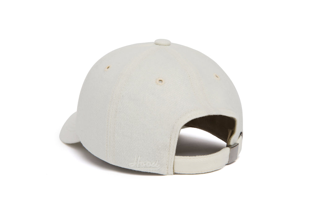 Clean White Wool Dad Hat