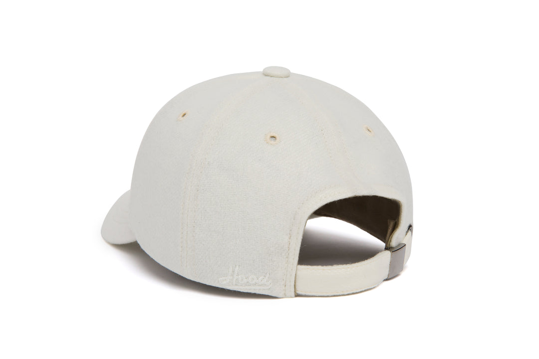 Clean White Wool Dad Hat wool baseball cap