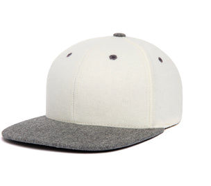 Clean White / Highway Two Tone wool baseball cap