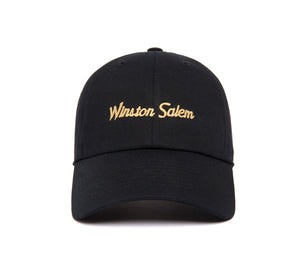 Winston Salem Microscript Dad wool baseball cap