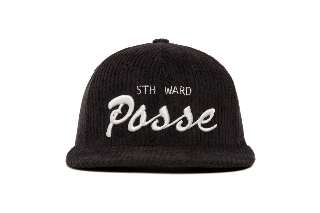 5th Ward Posse 3D 6-Wale Cord wool baseball cap