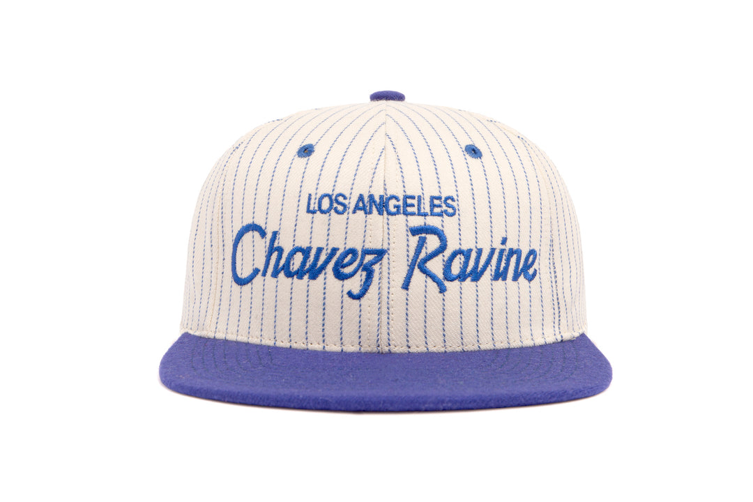 Chavez Ravine Pinstripe wool baseball cap