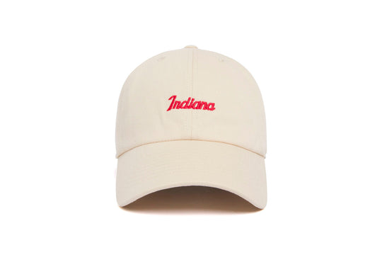 Indiana Microscript Dad II wool baseball cap