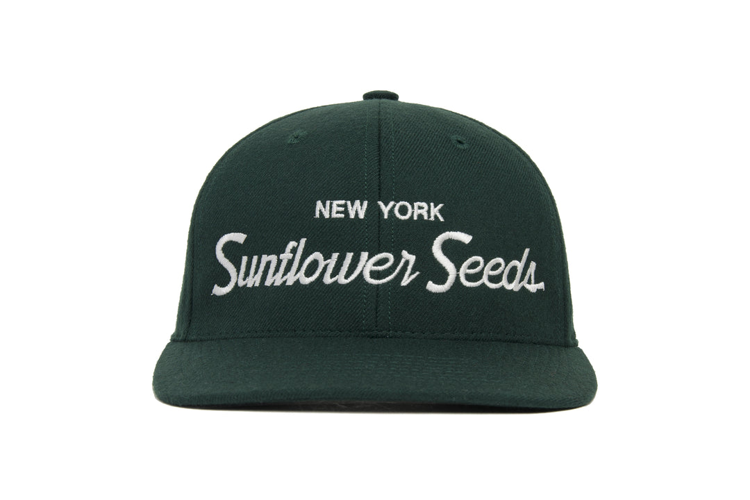 Sunflower Seeds wool baseball cap