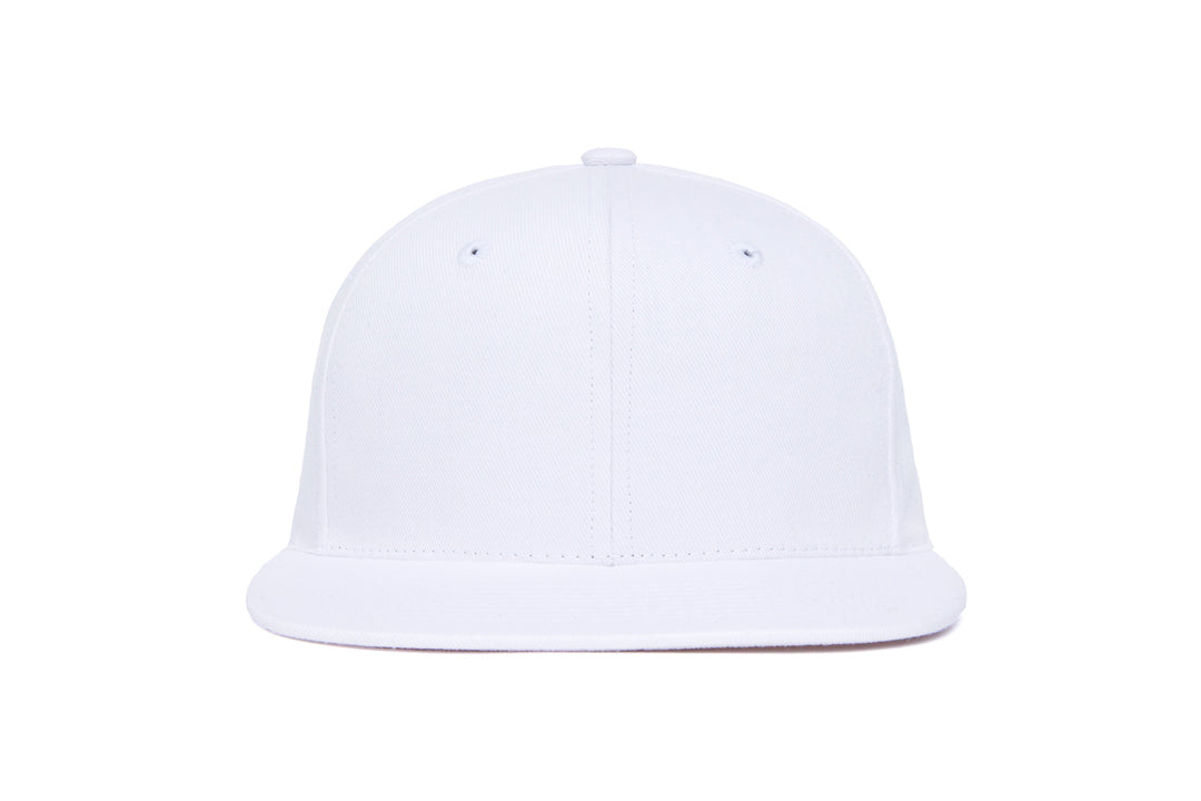 Clean White Twill wool baseball cap